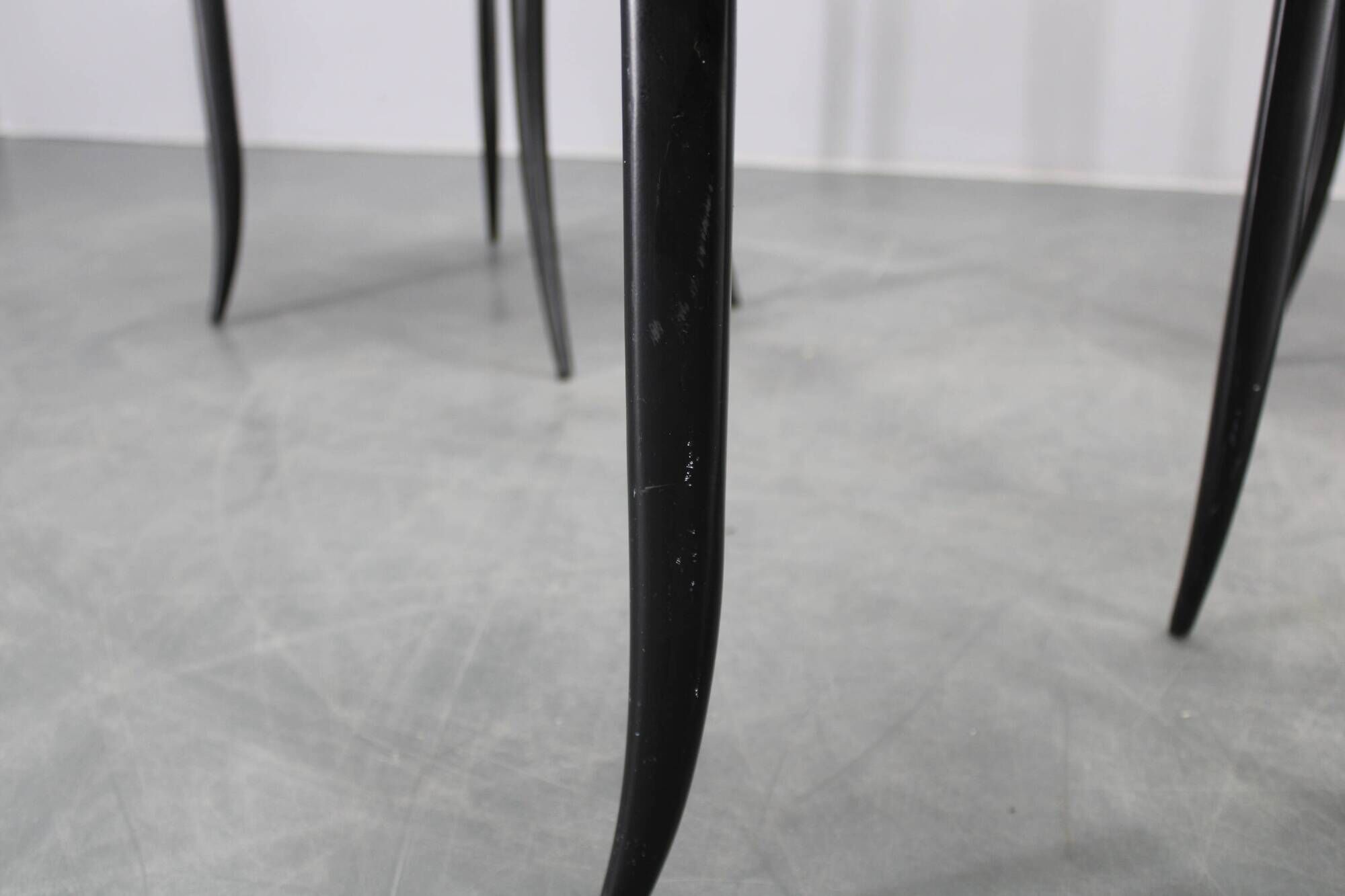 1970s set of eight Charme dining chairs by Fasem, Italy
