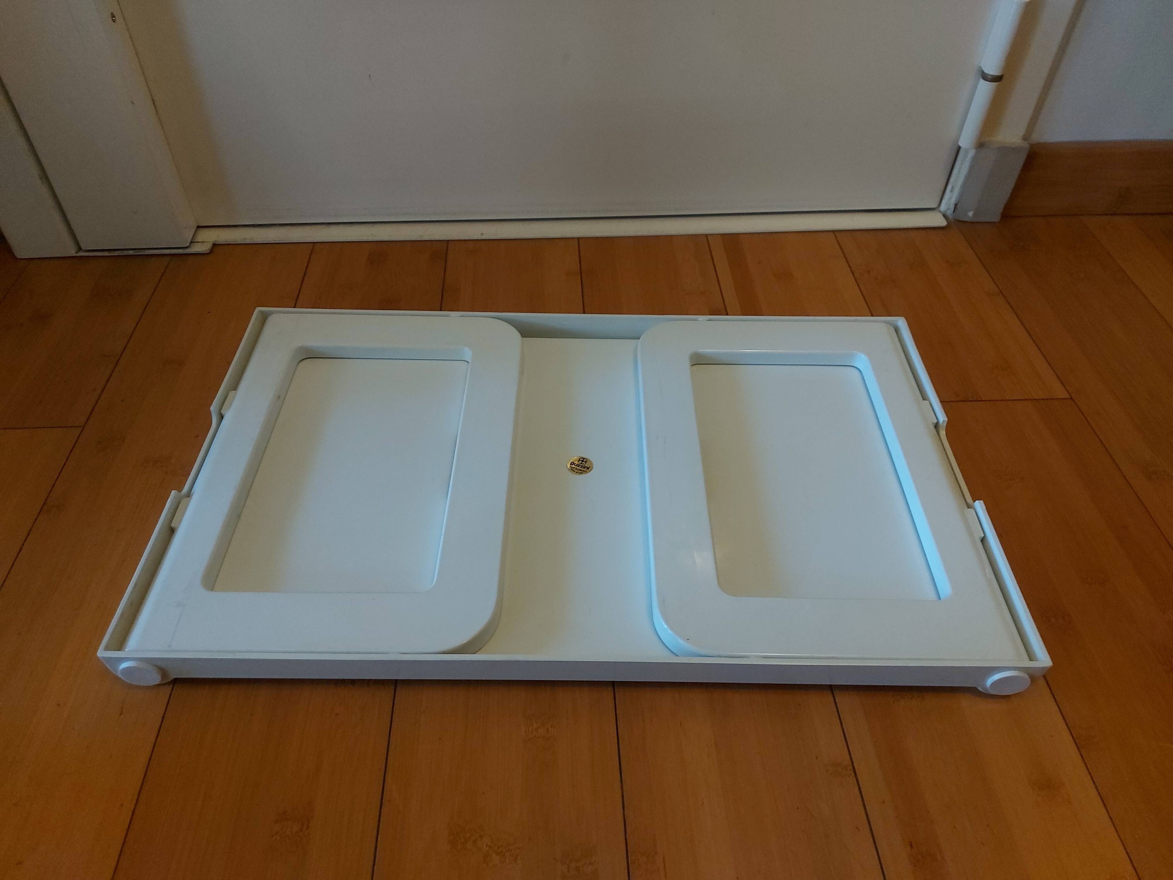 Vintage Guzzini bed tray, design Luigi Massoni
