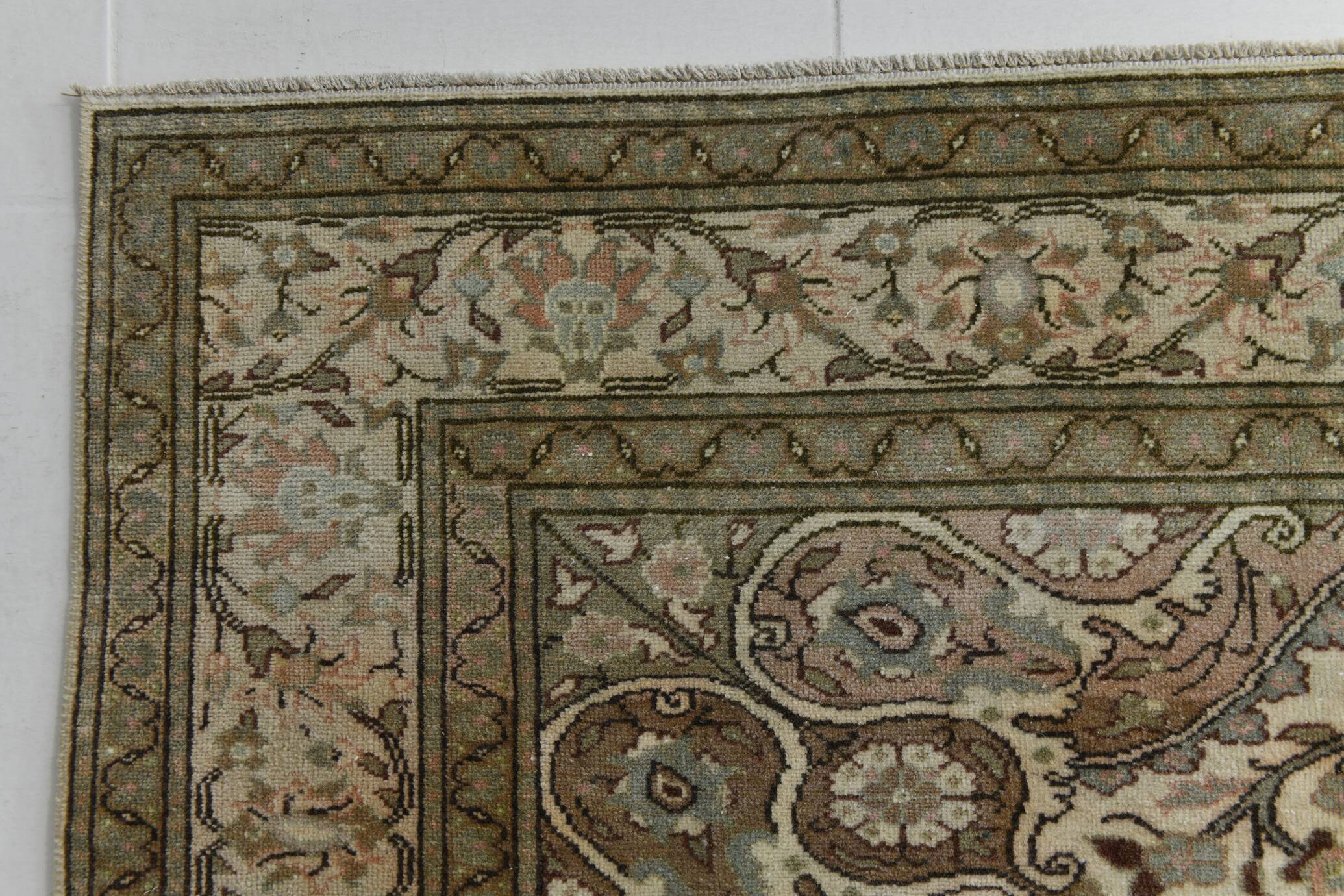 5x7 Brown & Cream Classic Vintage Rug, 150x217Cm SK23625