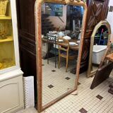 Large antique rectangular mirror