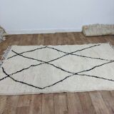 Handcrafted moroccan berber rug 243 x 143 cm