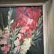Oil on isorel "the bouquet of gladioli" signed p. arata 20th century