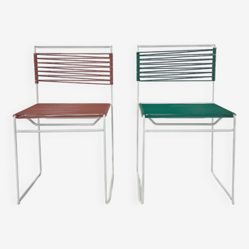 Set of 2 Scoubidou chairs