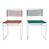 Set of 2 Scoubidou chairs