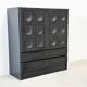 1970's Belgian brutalist graphical Musterring bar cabinet