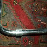 Leather and chrome chairs 1970