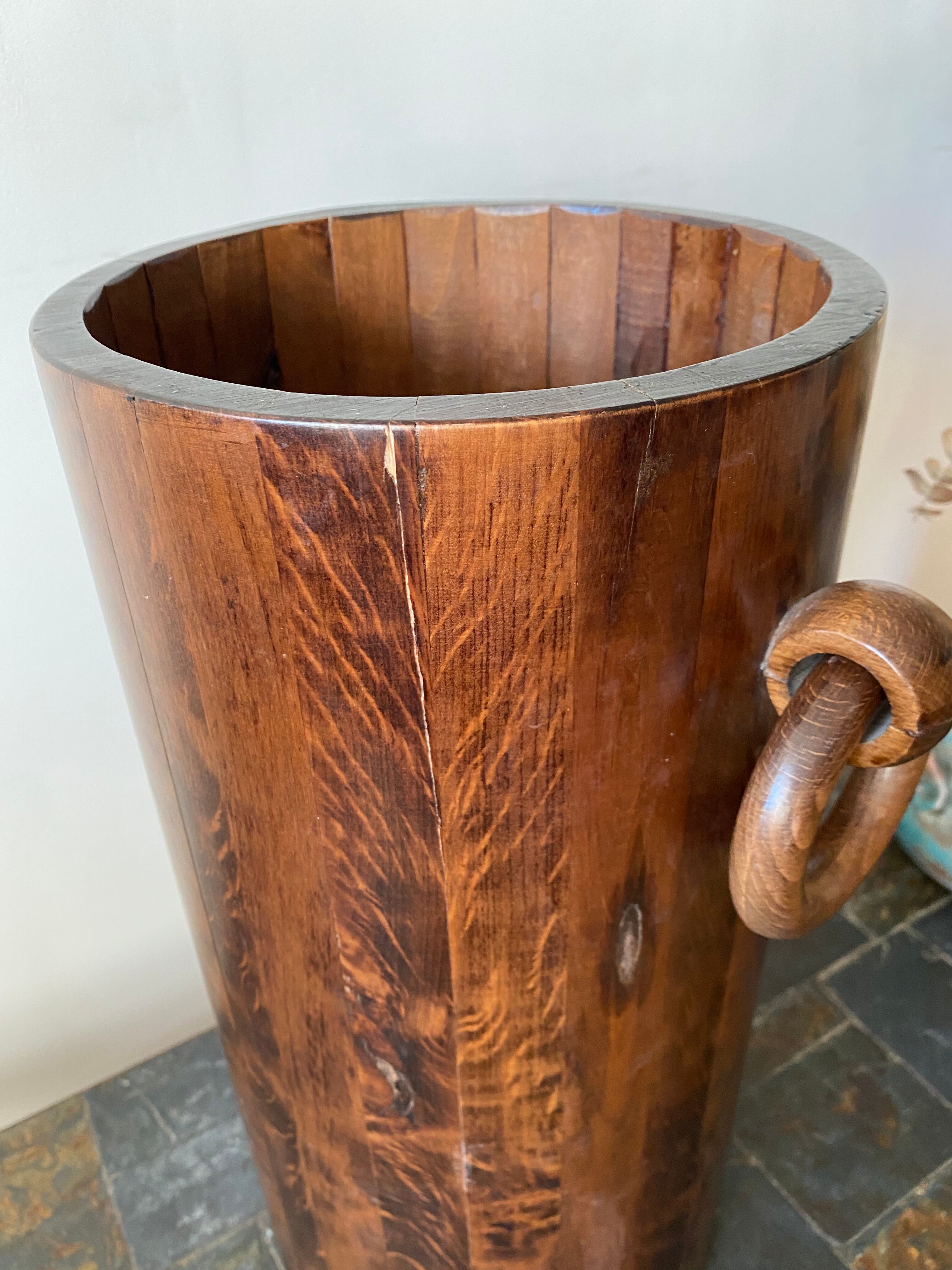 Wooden umbrella door