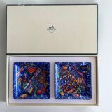 Hermès – Pair of porcelain catchalls – Provenance Ministry of Foreign Affairs