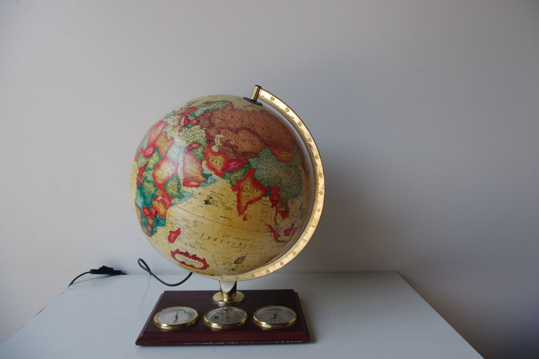 Vintage danish globe, 1970s