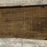Central Africa 20th century: carved wooden panel in bas-relief of elephants
