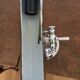 Notary lamp or banker in silver metal