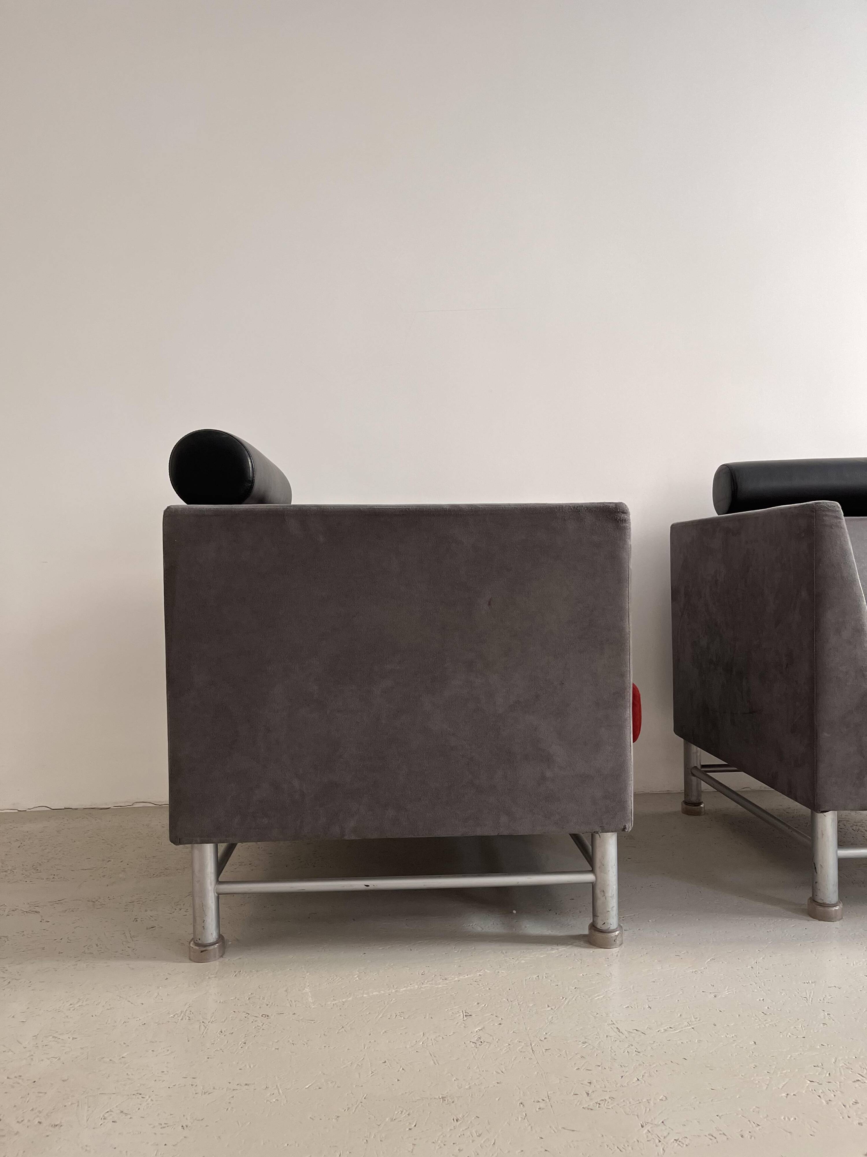 Pair of Knoll armchairs - Ettore Sottsass