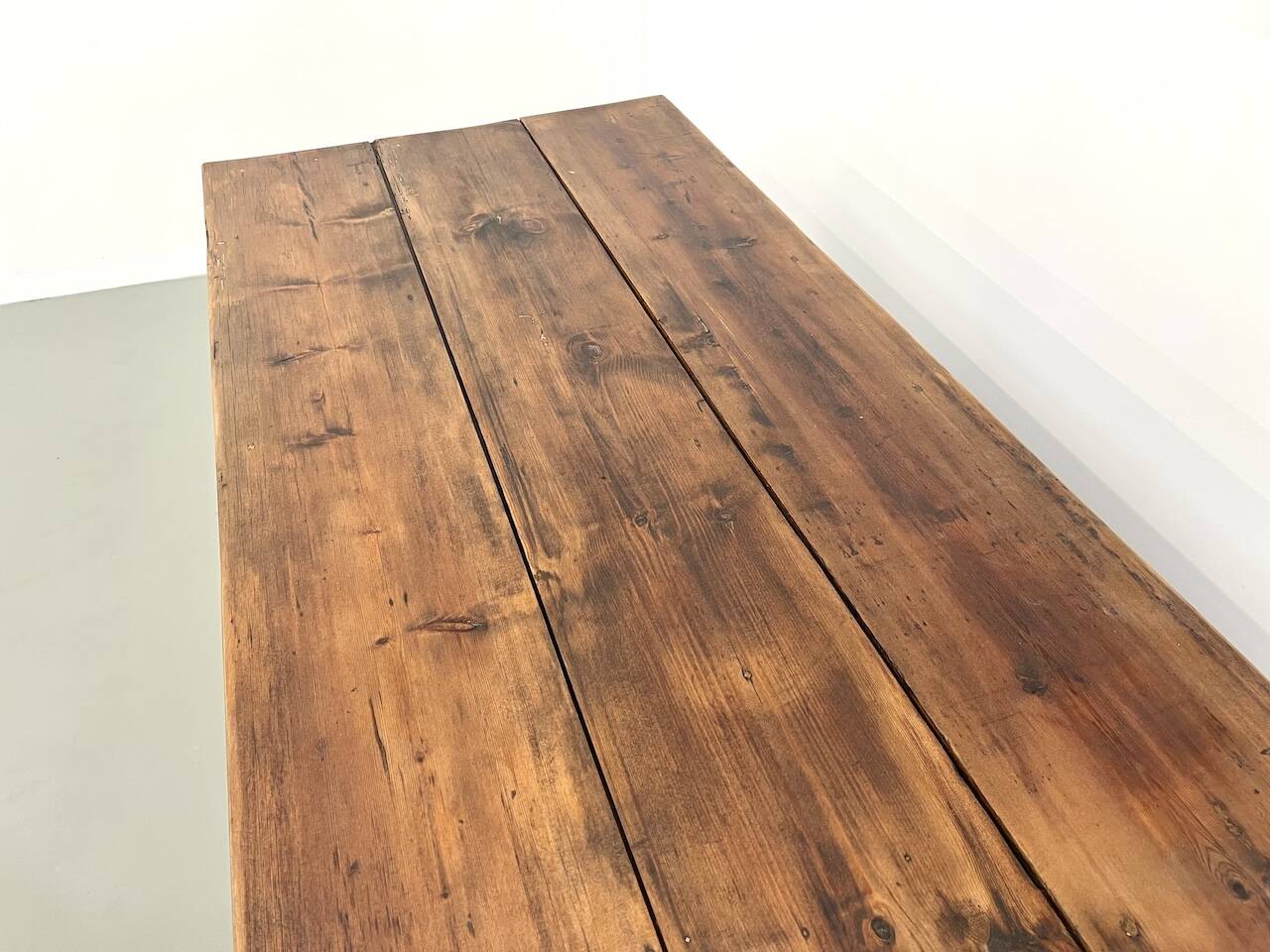 Old pine trading counter, circa 1950