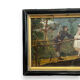 Oil on panel XIXth gallant scene