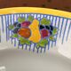 Set of 10 flat plates Boch Frères La Louvière – Art Deco fruit design