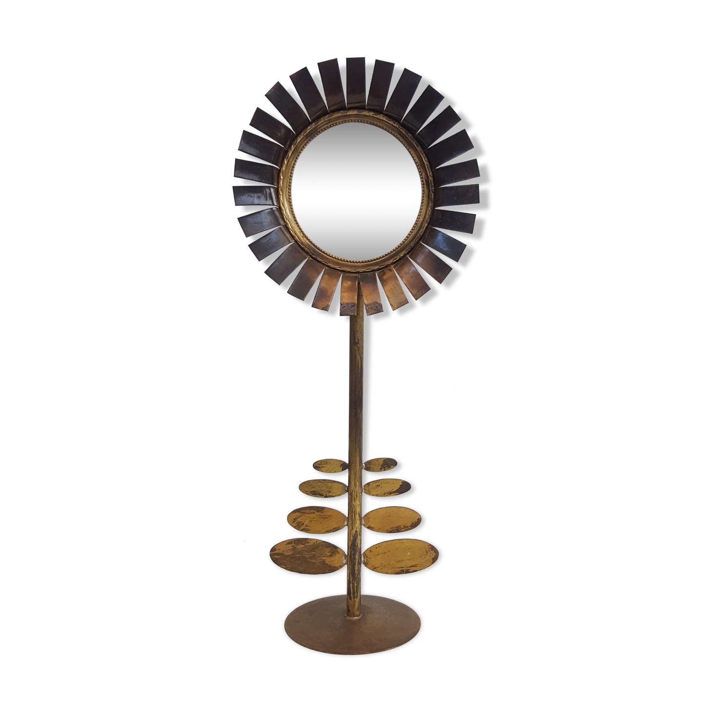 Miroir fleur Chaty Vallauris