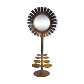 Chaty Vallauris flower mirror