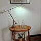 Marquetry side table from the mid-20th century.