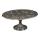 Clear Art Deco Cake Stand Pressed Glass Vintage Cake Stand SIV Deposé