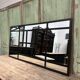 Large metal mirror