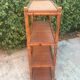 Étagère rotin et bambou vintage