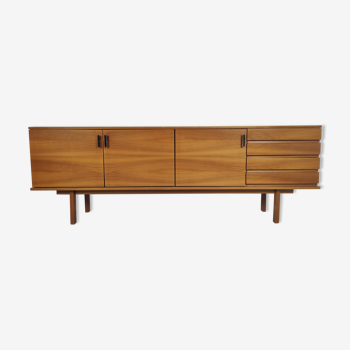 Enfilade scandinave en noyer années 60/70