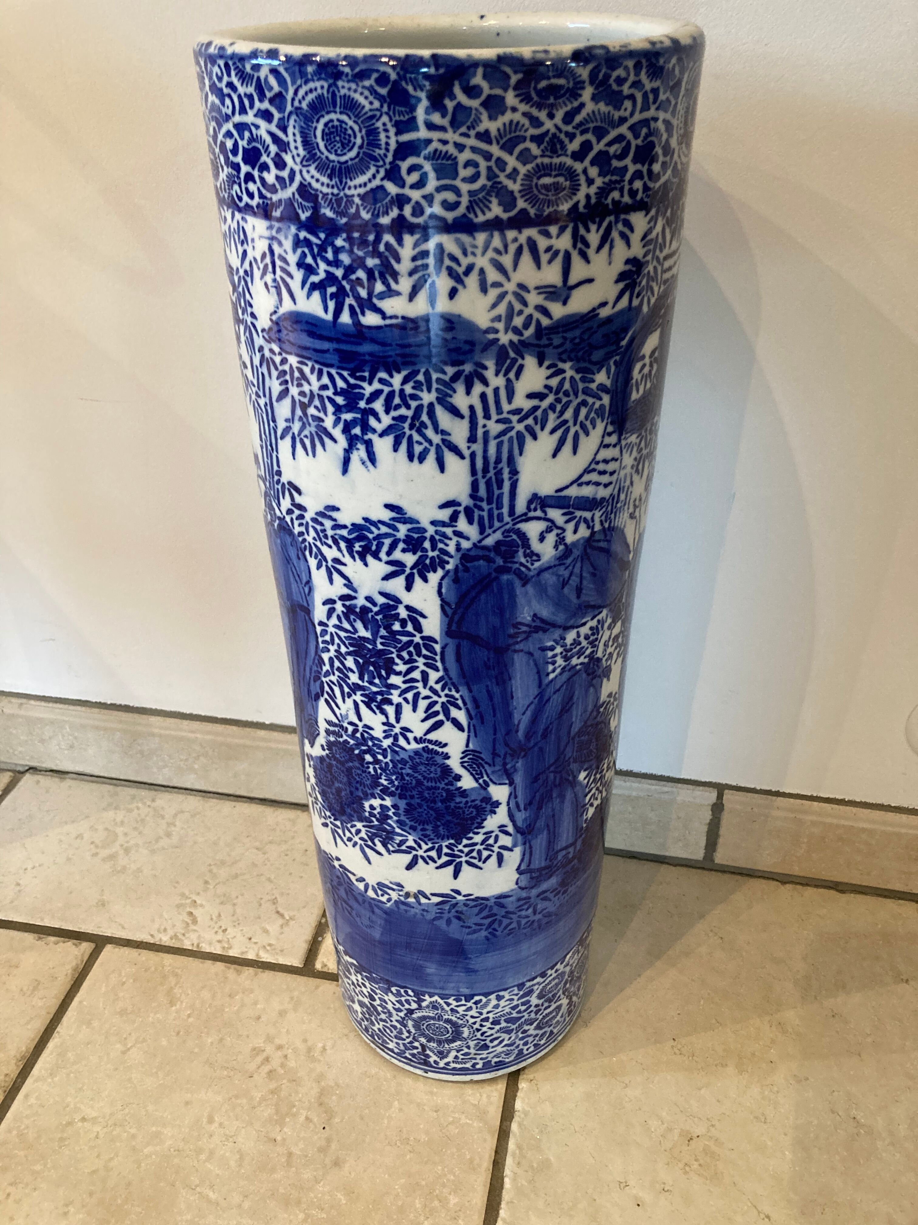 Chinese ceramic umbrella holder