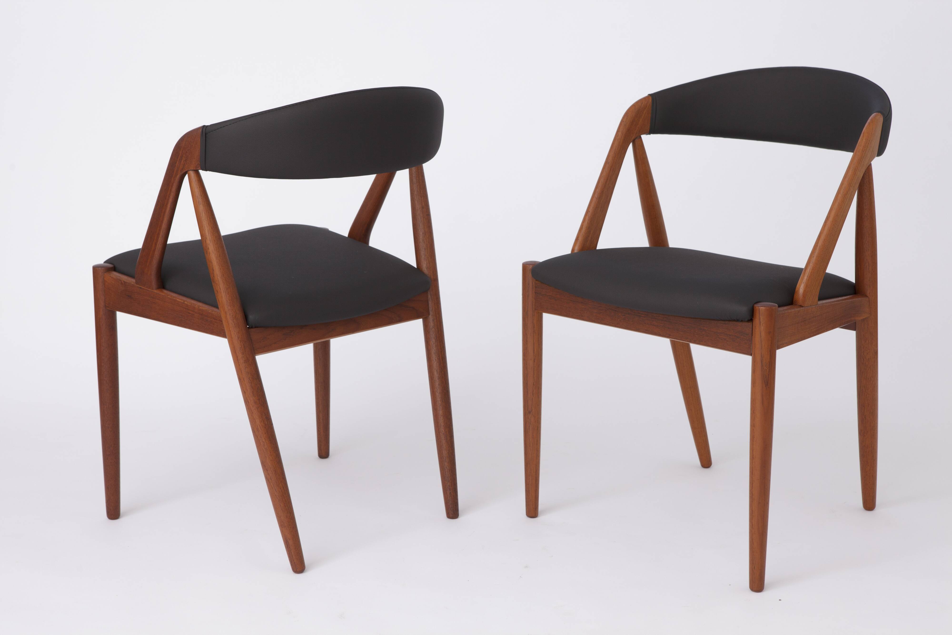 Set of 4 Kai Kristiansen model 31 chairs danish 1960s