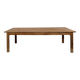 Large brutalist farmhouse table in solid oak from the 1950s.