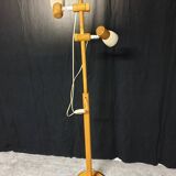 Swedish pine floor lamp, Scandinavian design from the 80s