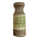 Vase style fat lava et fleurs en relief west germany