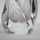 Grand vase soliflore cristal Daum H32cm