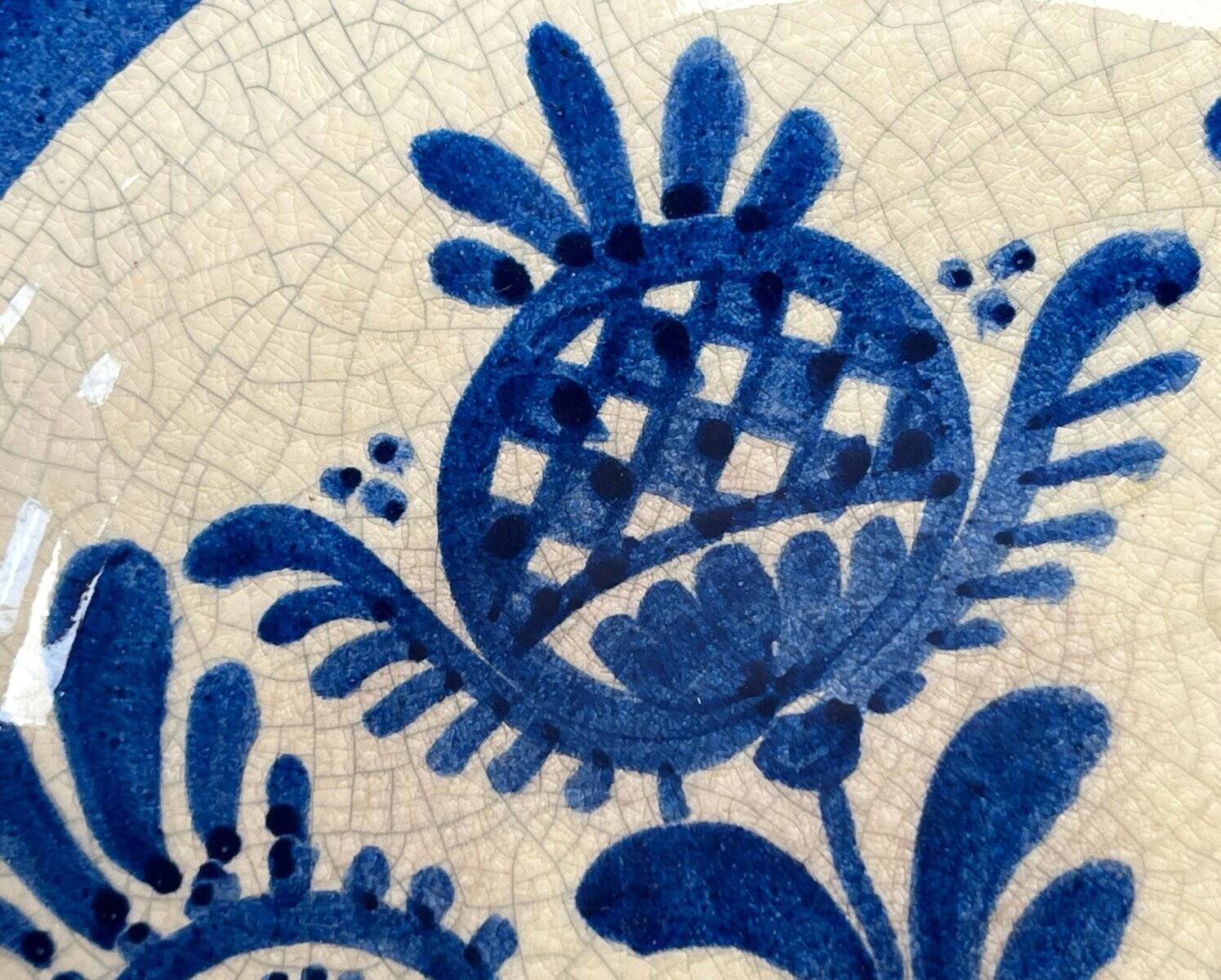 Mid-century modern German pottery wall plate by Wilhelm Kagel, 1960s.