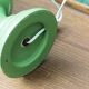 Vintage 70s lamp, turned wooden base