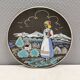 Ceramic Wall Plate by Arnold Wiig Factories (AWF) Norway 1950s
