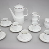 1964 Jaroslav Jezek Exlusive Porcelain Tea Set "Nefertiti", Czechoslovakia