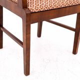 Pair of Art Deco armchairs from the 1940s, Poland.