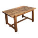Old farmhouse table made of solid pine