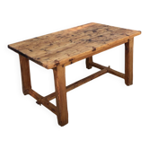 Old farmhouse table made of solid pine
