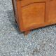 Vintage 1950s oak chest with compass feet