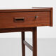 Midcentury danish compact desk with 2 drawers in teak 1960s