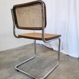Vintage Cesca Cane Chair: 1970s Italian Mid-Century Modern Dining Office Ch