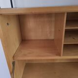 wall shelf unit secretary desk by Ernst Dieter Hilker for Omnia, 60s