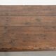 Antique oak table from the 19th century with a walnut top for 6 to 8 people