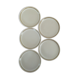 5 Salins "Chamas" tapas plates