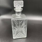 Vintage, whisky decanter, bottle, pitcher, cork, diamond décor, vegetable, 1960s, 1970s, Italy