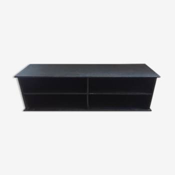 Storage cabinet / black shelf 4 compartments