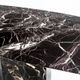 Vintage marble dining table with two extensions, Italy, 80's