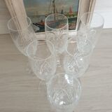 Klein crystal champagne flutes