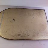 Brass and bone mirror